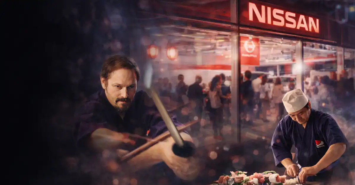 Soirée d'inauguration<br>du nouveau showroom Nissan