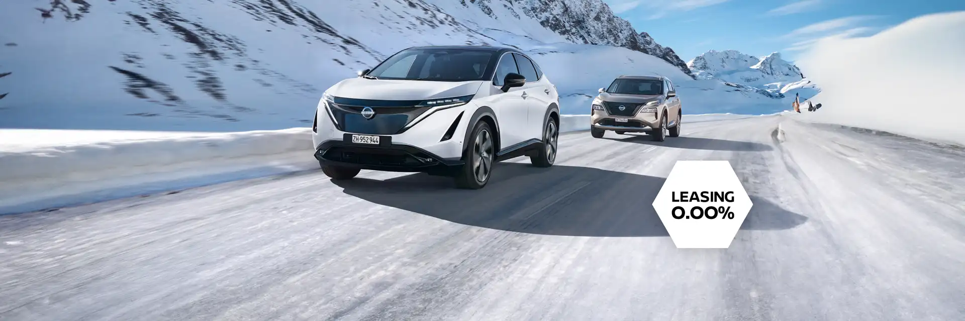 Leasing 0% et pneus hiver offerts sur toute la gamme Nissan