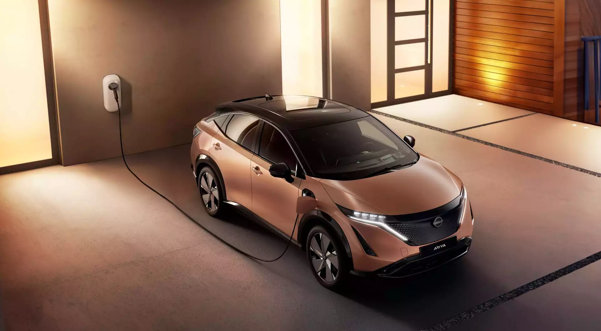 recharge et autonomie de la Nissan Ariya électrique